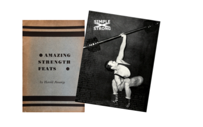 Harold Ansorge, Amazing Feats of Strength: Bent Pressing Heavy Weights