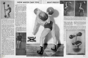 Siegmund Klein: How Much Can You Bent Press (1936)