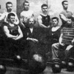 Members of Dr. Vladislav Frantsevich Kraevsky’s Athletic Club, 1897