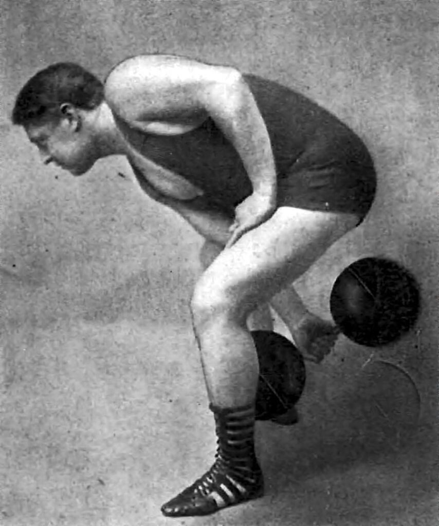 Alan Calvert - dumbbell swing