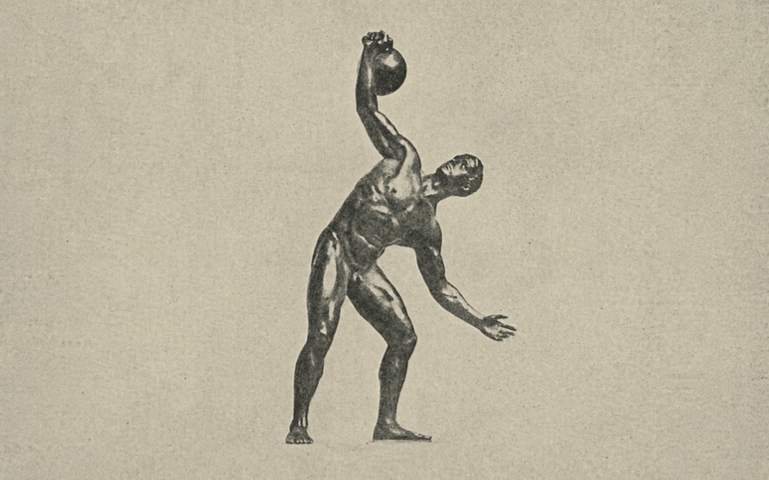 Lionel Strongfort - kettlebell side press