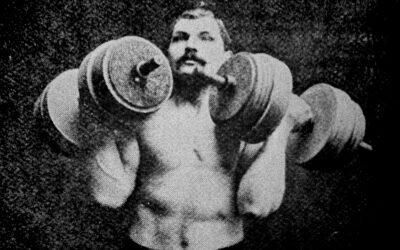 Leo Gaudreau – Two Dumbbells Clean and Jerk [1948]