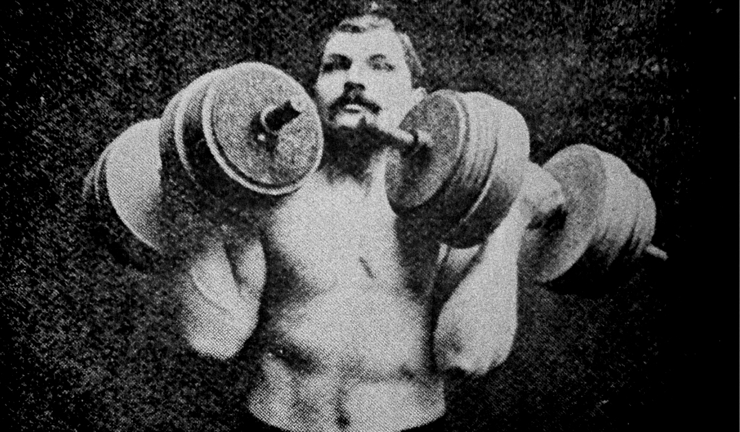 Leo Gaudreau – Two Dumbbells Clean and Jerk [1948]
